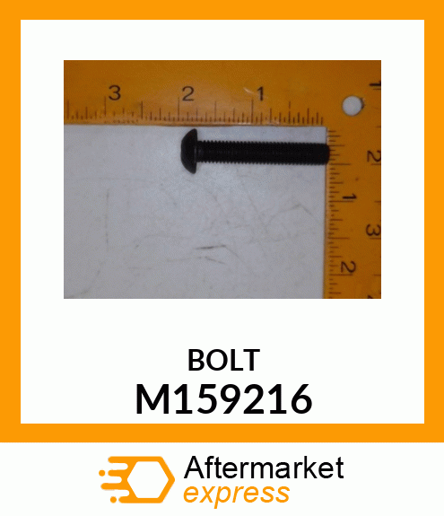 BOLT, BUTTON HEAD, M8 M159216