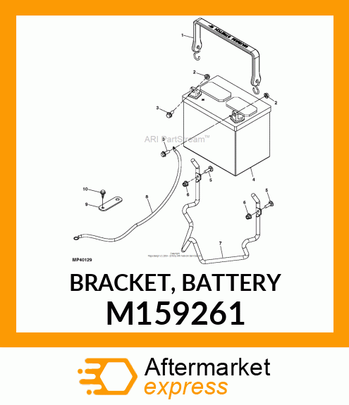 BRACKET, BATTERY M159261