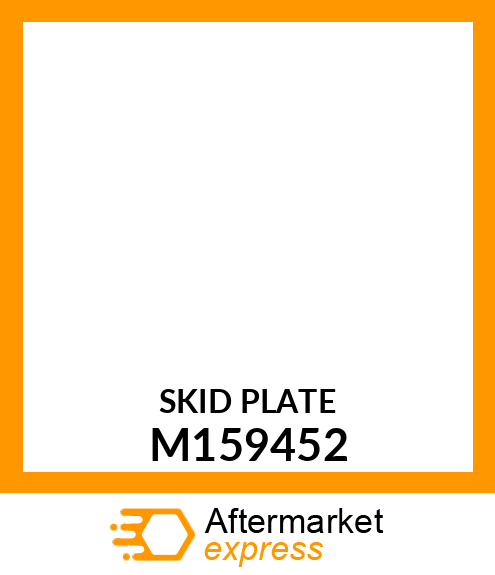 SKID PLATE, SKID PLATE, BUMPER M159452