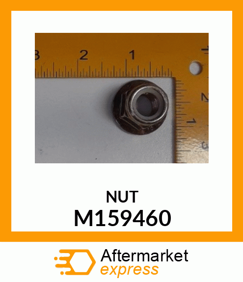 NUT, M14 HEXFLANGE NYLOCK M159460