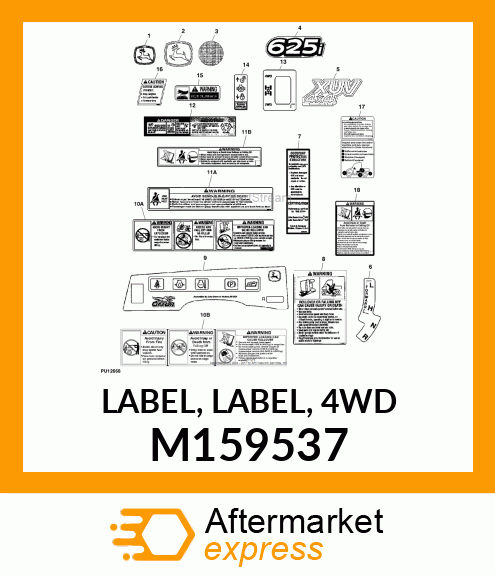 LABEL, LABEL, 4WD M159537