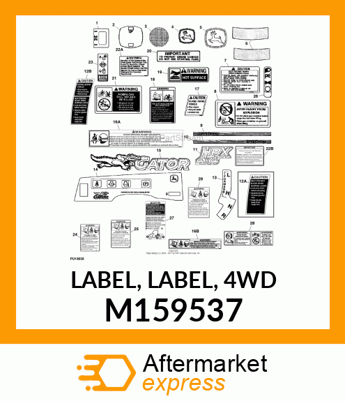 LABEL, LABEL, 4WD M159537