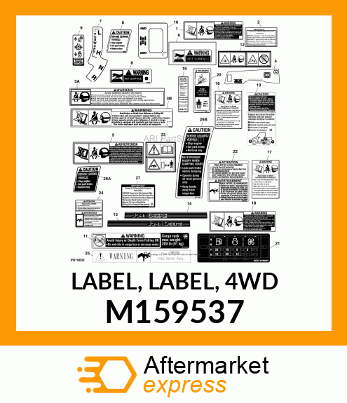 LABEL, LABEL, 4WD M159537