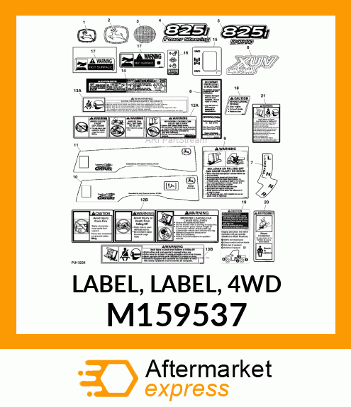 LABEL, LABEL, 4WD M159537