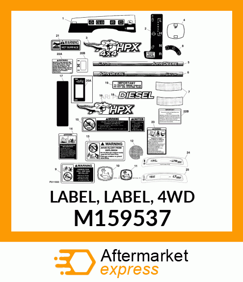 LABEL, LABEL, 4WD M159537