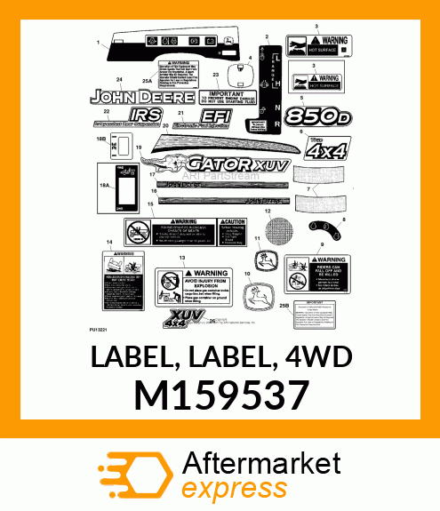 LABEL, LABEL, 4WD M159537