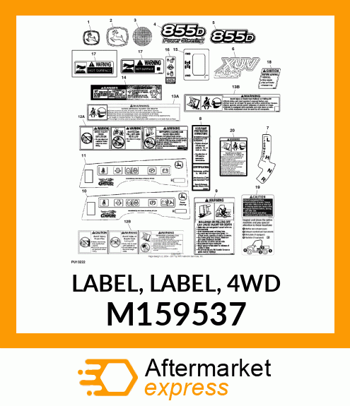 LABEL, LABEL, 4WD M159537