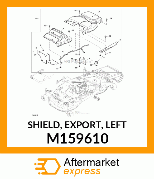 SHIELD, EXPORT, LEFT M159610