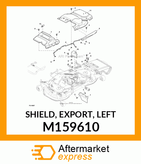 SHIELD, EXPORT, LEFT M159610