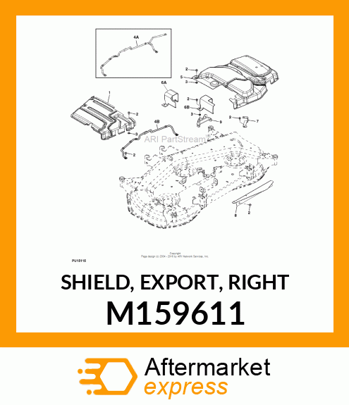 SHIELD, EXPORT, RIGHT M159611