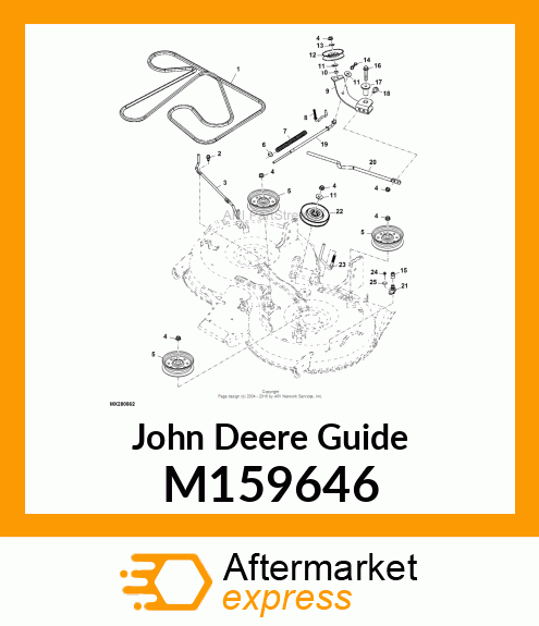 BELT GUIDE, 42M M159646