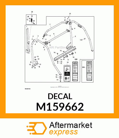 LABEL, WARNING (ENGLISH) M159662