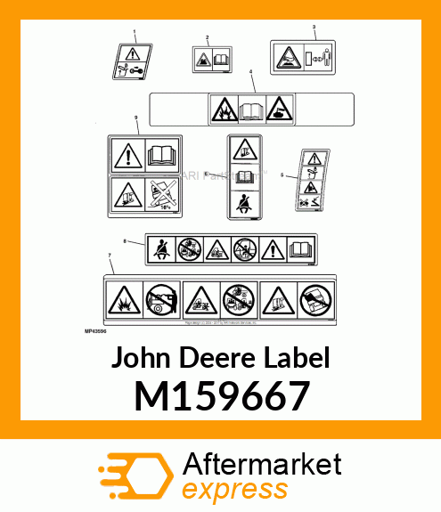 LABEL, WARNING/CAUTION HOMOLOGATED M159667