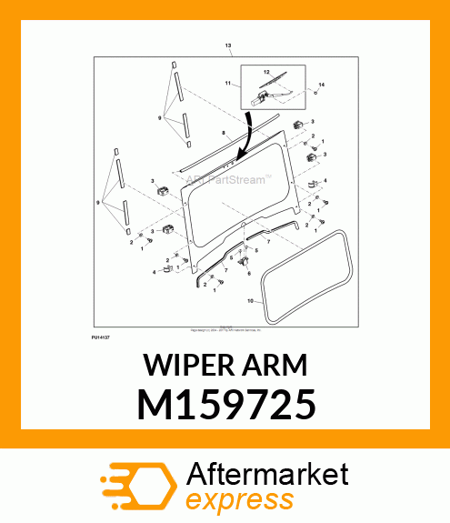 BLADE, OPS GLASS WNDSHLD WIPER M159725