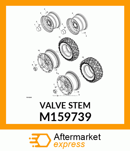 TIRE VALVE STEM, STEM, VALVE, SPORT M159739