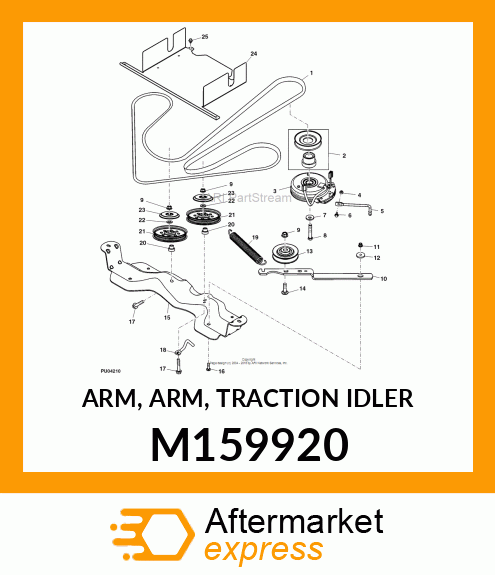 ARM, ARM, TRACTION IDLER M159920