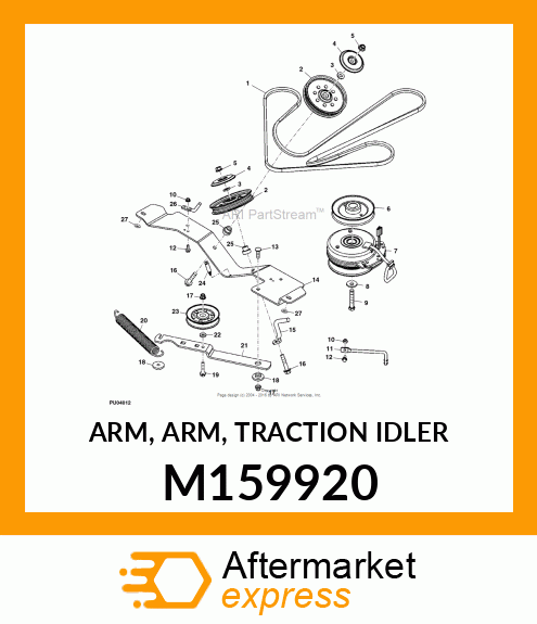 ARM, ARM, TRACTION IDLER M159920