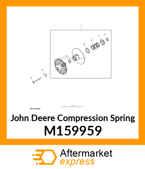 SPRING, SECONDARY CLUTCH M159959