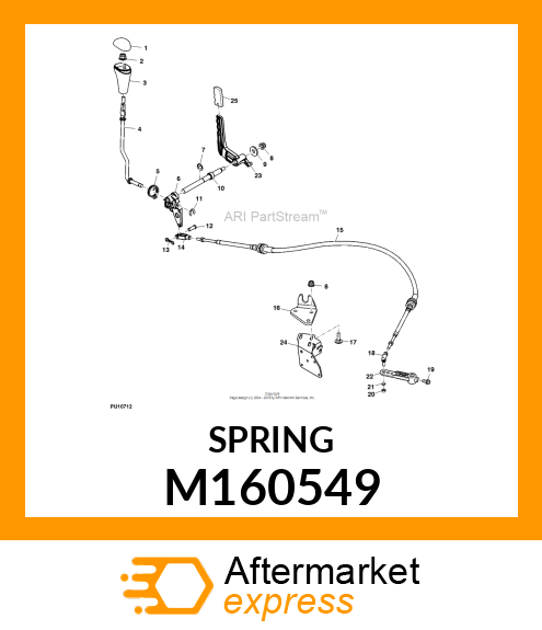 TORSION SPRING, SPRING, TORSION M160549