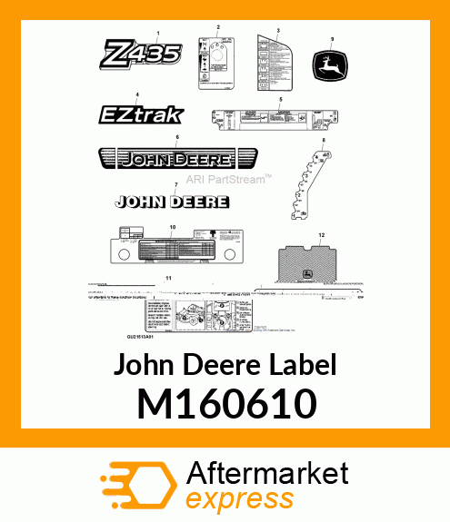 LABEL, MODEL Z435 M160610