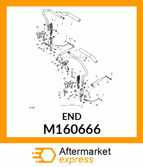 END, ROD PLASTIC M160666