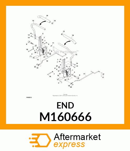 END, ROD PLASTIC M160666