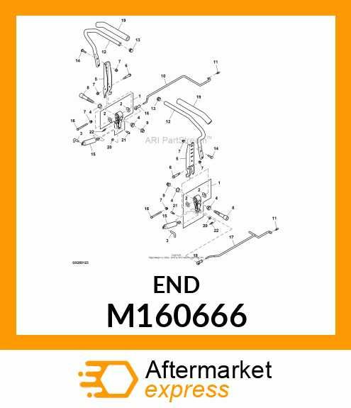 END, ROD PLASTIC M160666