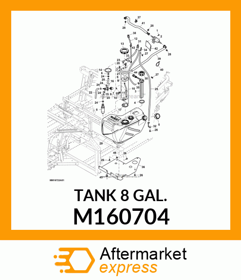 TANK 8 GAL. M160704