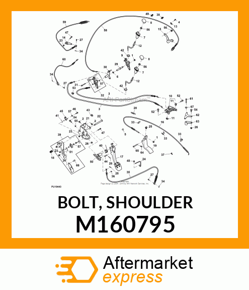 BOLT, SHOULDER M160795