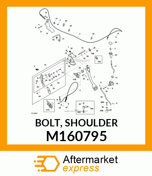 BOLT, SHOULDER M160795