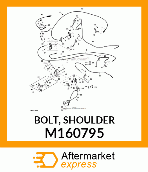 BOLT, SHOULDER M160795