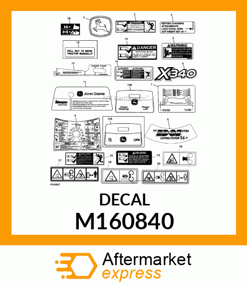 LABEL, TOW VALVE / ASM IN HORICON M160840