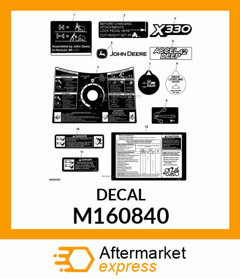 LABEL, TOW VALVE / ASM IN HORICON M160840