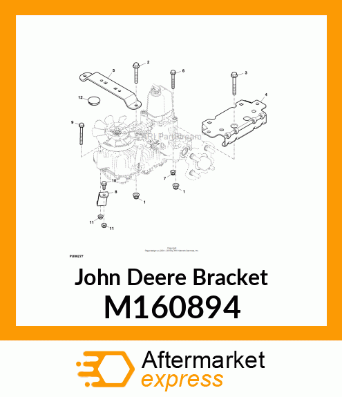 BRACKET, TZT7 TRANSMISSION M160894