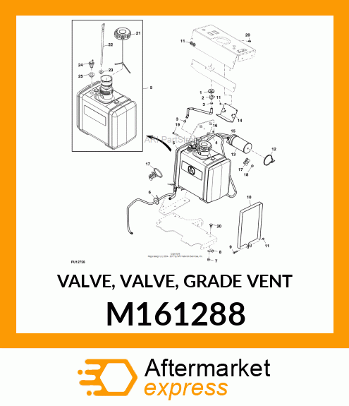 VALVE, VALVE, GRADE VENT M161288