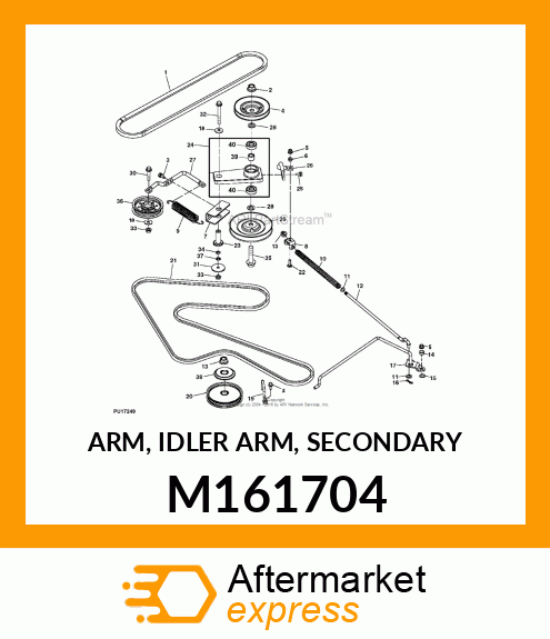 ARM, IDLER ARM, SECONDARY M161704