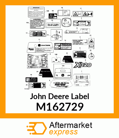 LABEL, 726CC FS 22 HP ENGINE M162729