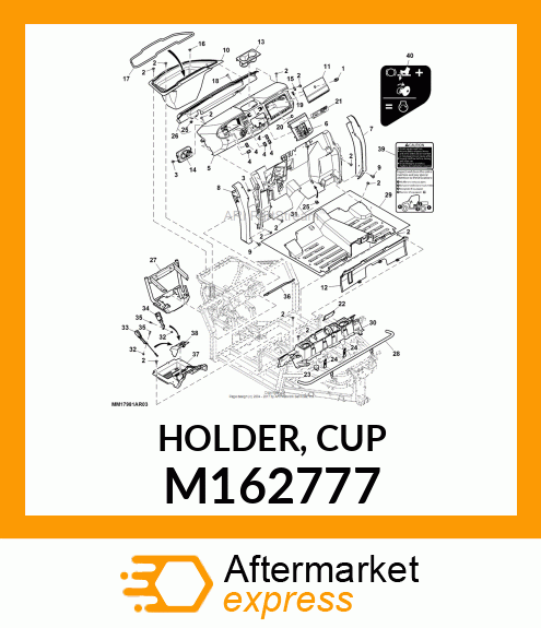 HOLDER, CUP M162777