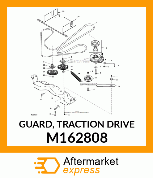 GUARD, TRACTION DRIVE M162808