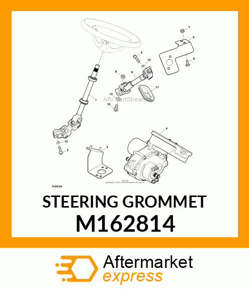 STEERING GROMMET M162814