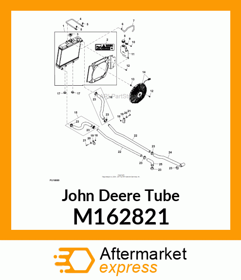 TUBE, COOLING LINE M162821