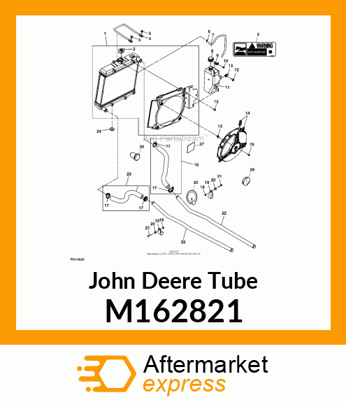 TUBE, COOLING LINE M162821