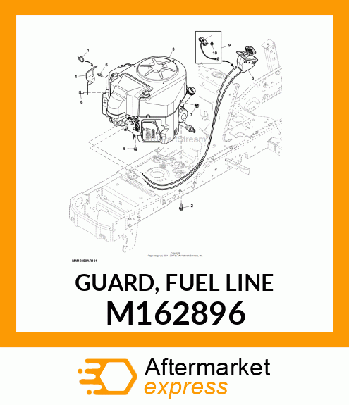 GUARD, FUEL LINE M162896