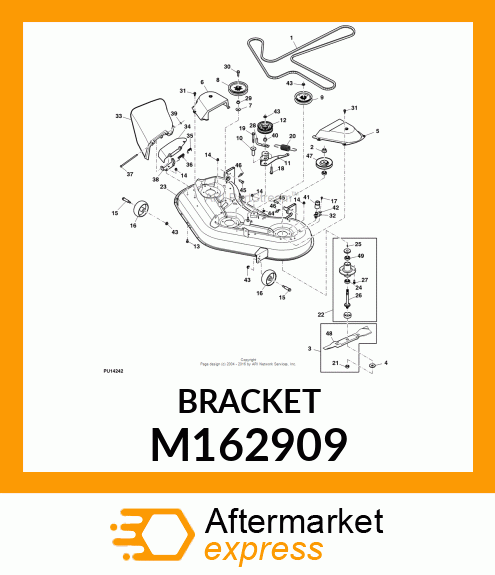 ARM, BELT TENSIONER M162909