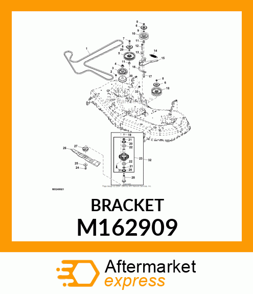 ARM, BELT TENSIONER M162909