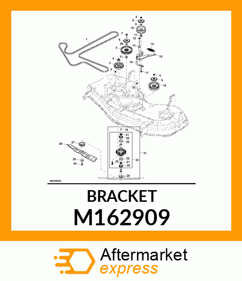 ARM, BELT TENSIONER M162909