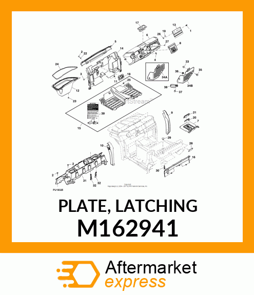 PLATE, LATCHING M162941