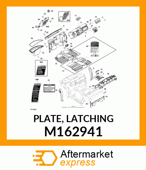 PLATE, LATCHING M162941