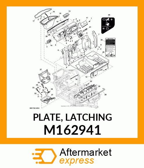 PLATE, LATCHING M162941