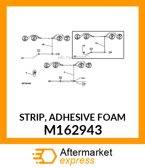 STRIP, ADHESIVE FOAM M162943